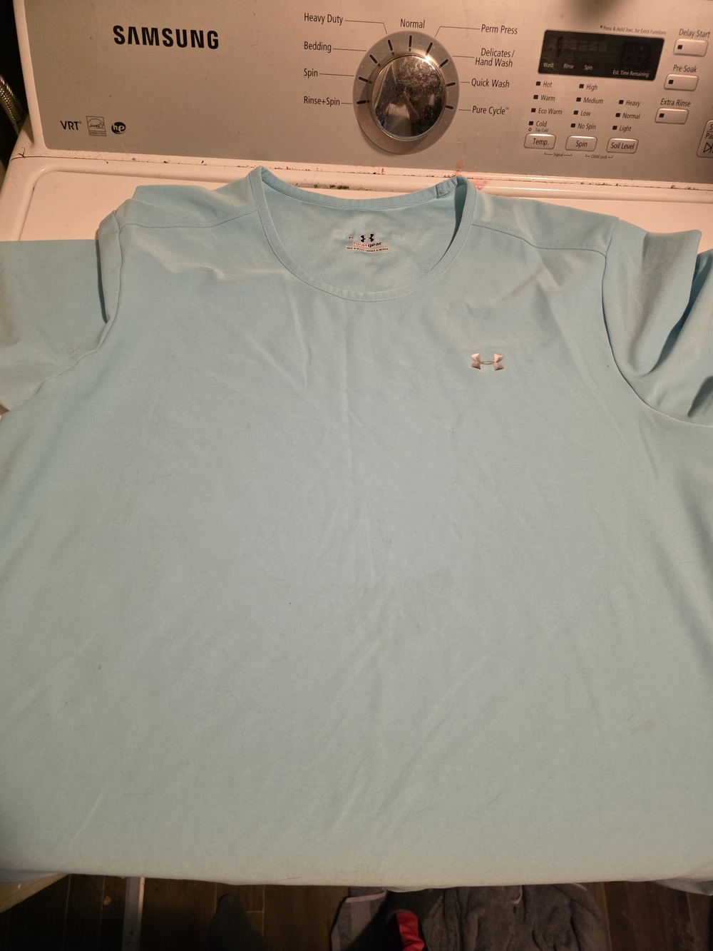 Under Armour Men’s Light Blue Crew Neck Performance Tee